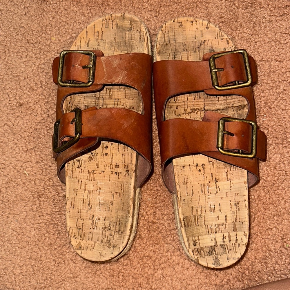 BROWN BIRK STYLE SANDAL